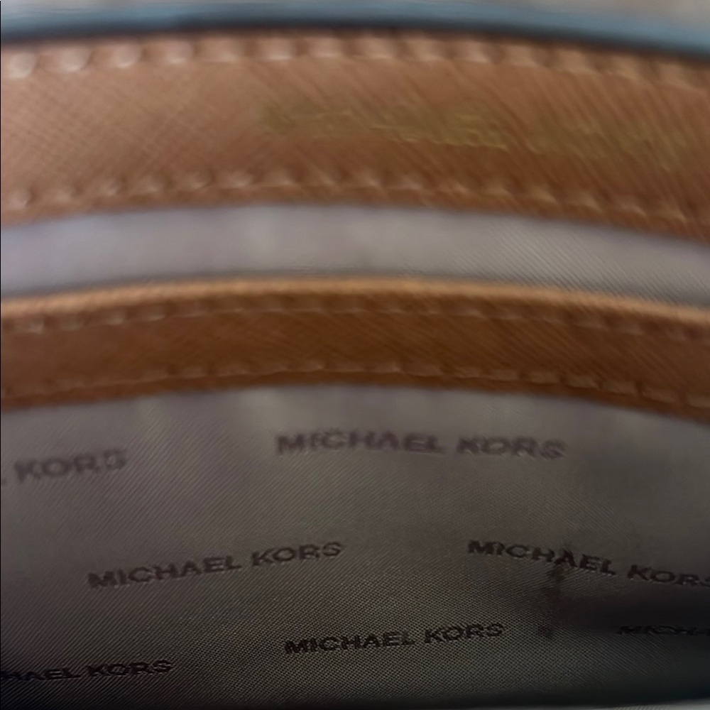 Michael Kors Brown Wristlet with Gold Accents - Picture 2 of 4